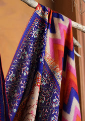 Pashmina Kashmiri Jaaldar Shawl D#118 - Brown