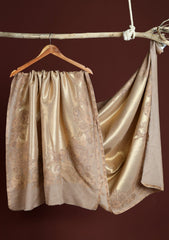 Pashmina Zari Jamawar Shawl D - 49 - Skin