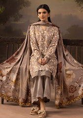 Winter - Riaz Arts - Neelum - Self Jacquard Leather Peach - NL25#05