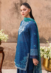 Lawn - Cross Stitch - Eid Edit 26 - LWN#117 - PRUSSIAN WAVES