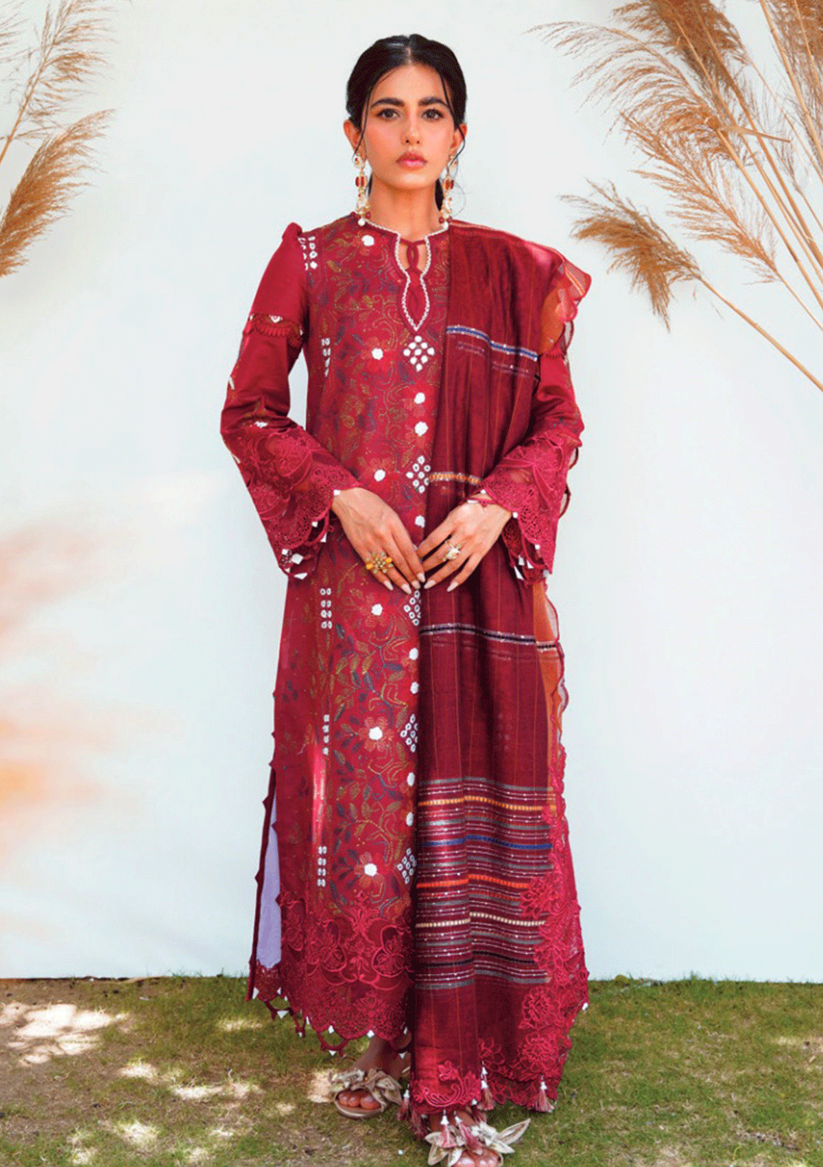 Lawn Collection - Qalamkar - Qlinekari - Ruby - RT#7