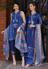 Lawn Collection - Saadia Asad - Eid Handwork - Laserkari - D#11