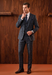 Dormeuil Distinxion Finest Super 170's Wool Fabric - D Grey