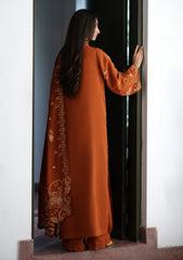 Winter - Neeshay - Reverie Karandi Unstitched 26 - RUSSET
