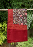 Embroidered Wool Shawl  D - 41