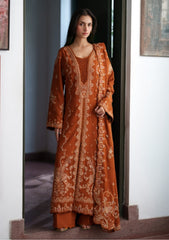 Winter - Neeshay - Reverie Karandi Unstitched 26 - RUSSET