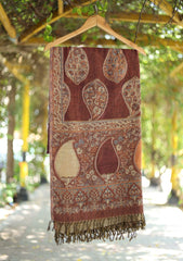 Water Wool Jamawar Shawl D - 01 - Multi