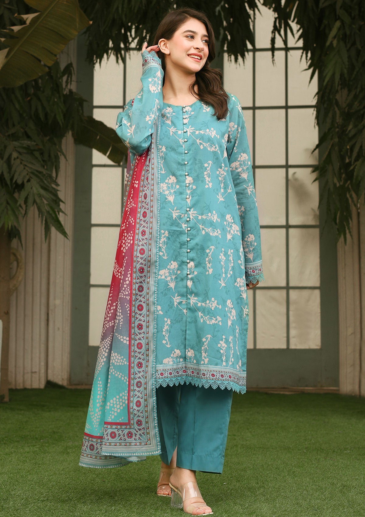 Lawn Collection - Keysha - Summer Bloom - KSB24#08