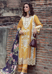 Lawn - Marwat Textiles - Gulmina - Luxury 25 - Vol-II - D#04 - TOPAZ SUN
