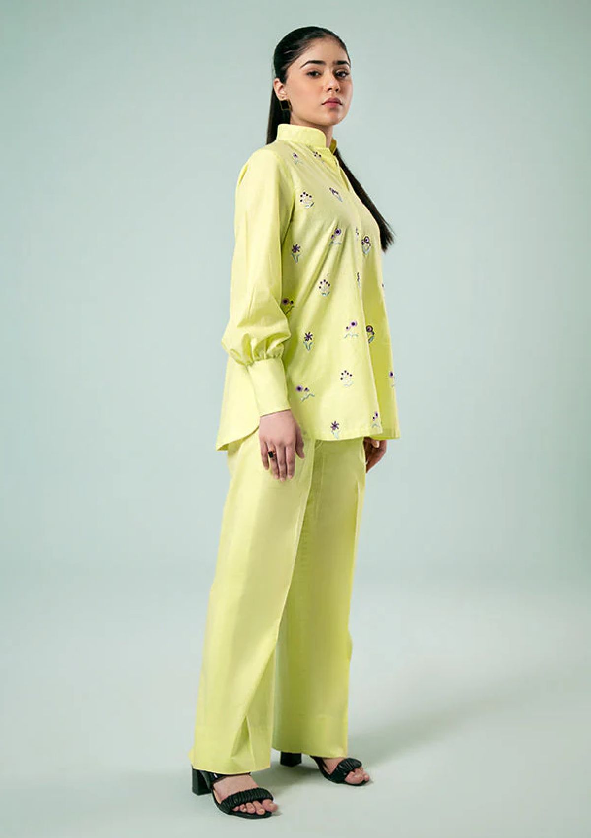 Pret Collection - Fozia Khalid - Basics Vol 3 - Delicate Green Co-ord Set