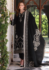 Winter - Noor by Saadia Asad - Pashmina Shawl 25 - NSP#07 - Obsidian