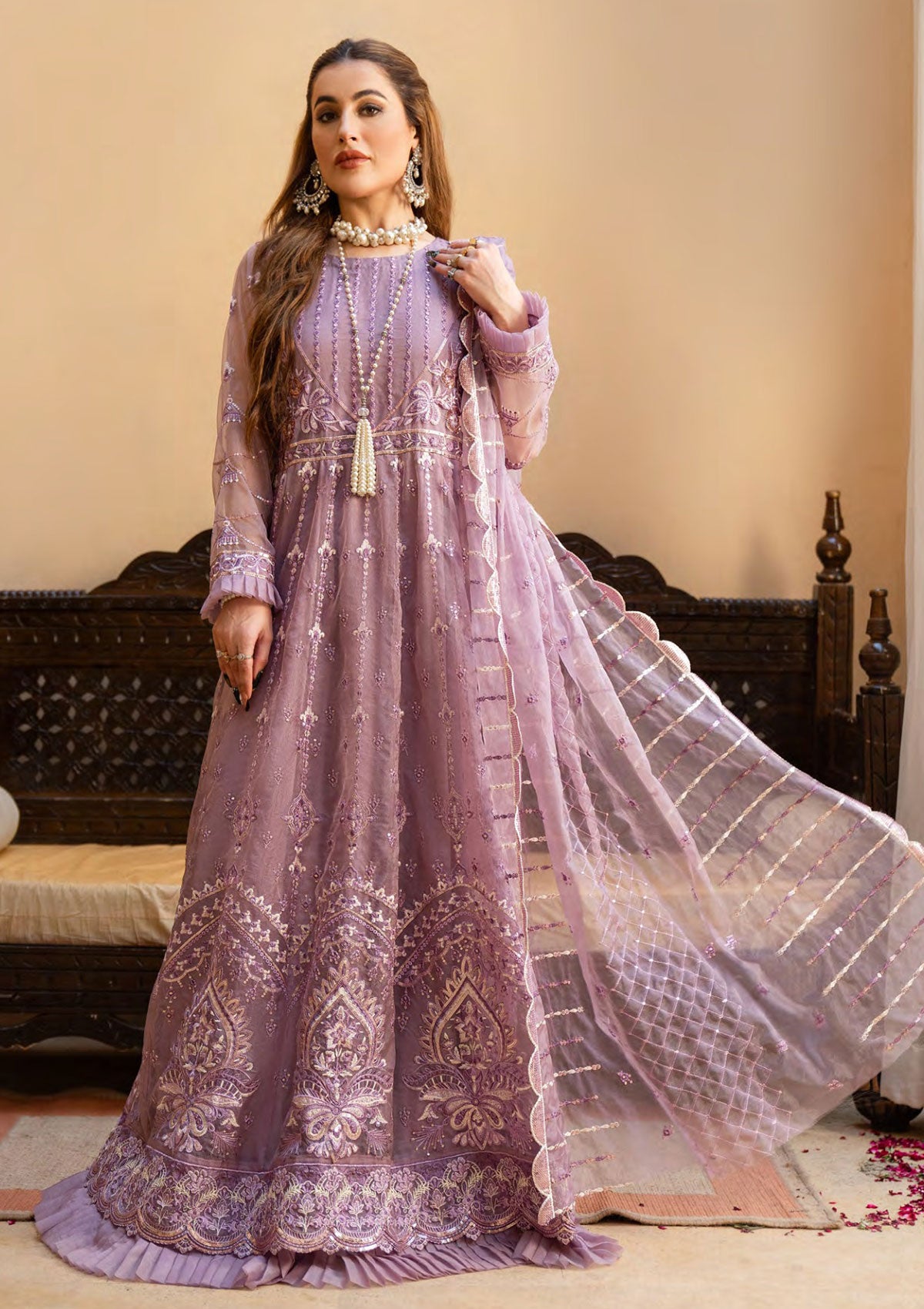 Formal Collection - Zuha - Andaaz e Jahan - Festive - D#07 - Lavender