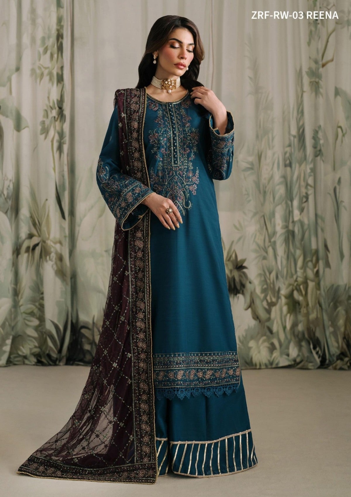 Winter Collection - Zarif - Raw Silk 24 - ZRF-RW-03 Reena