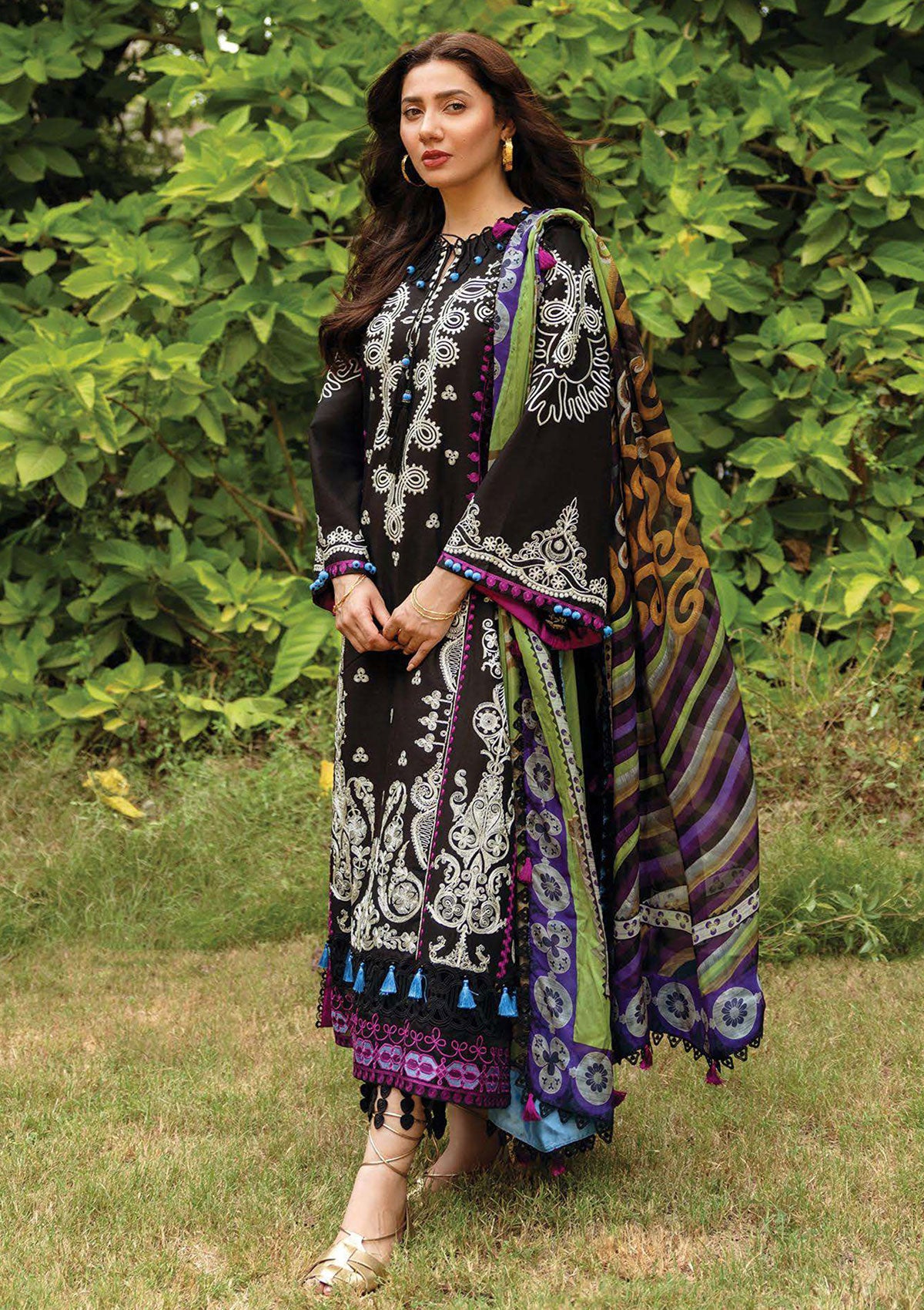 Lawn Collection - Sadaf Fawad Khan - Siraa Vol 2 - SS24#04 - A - HELEN