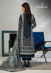 Lawn Collection - Asim Jofa - Basic - Print - 3 Pcs - AJBP#46