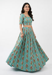 Chiffon Silk With Sequence Work - ASPL#78