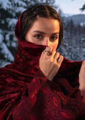 Winter - Rang Rasiya - Carnation Unstitched 26 - RR#11 - Ruby Frost