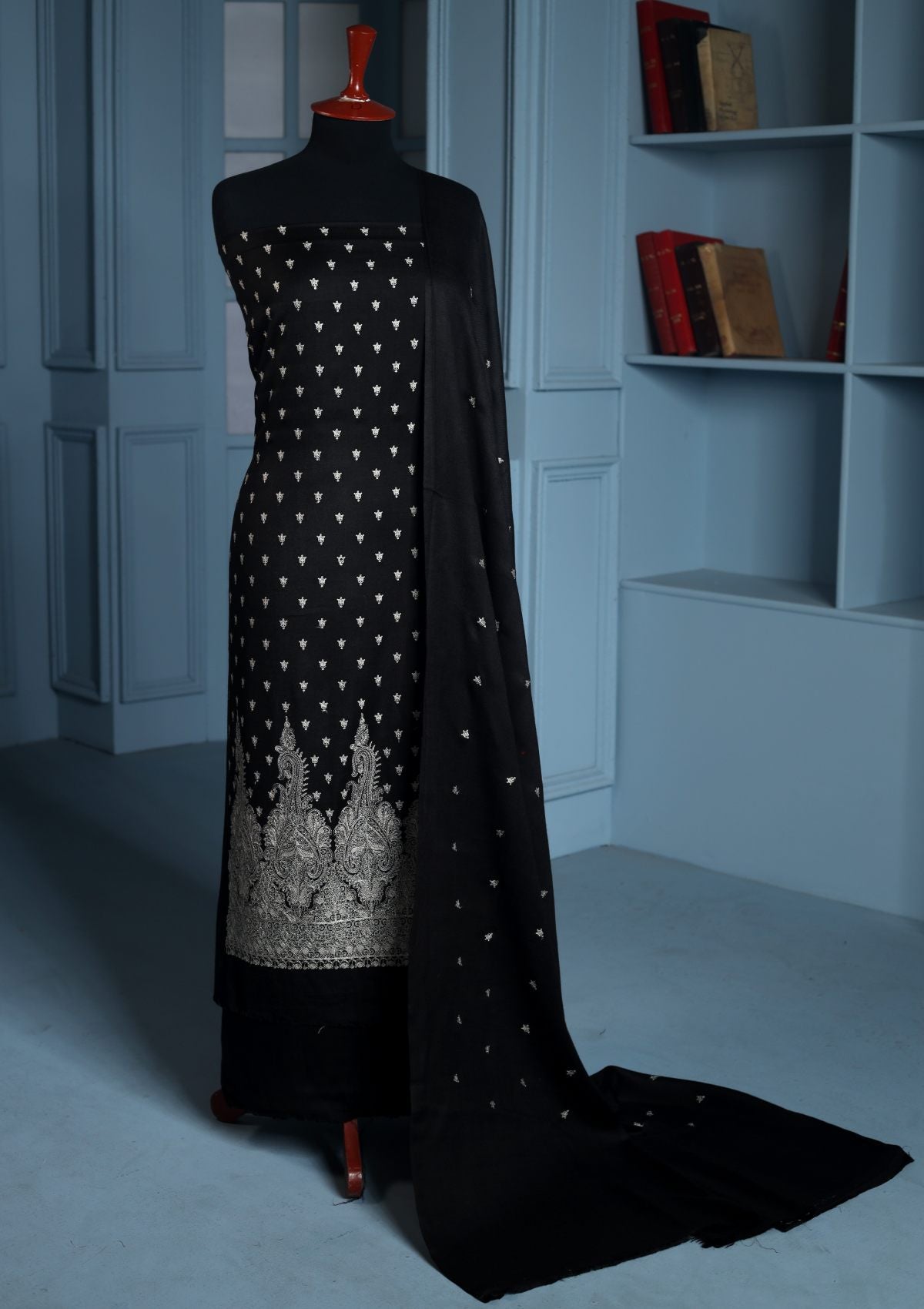 Winter Collection - Riwaj - Embroidered Wool Suit - Volume II - D#04