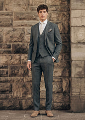 Dormeuil Dorsilk Wool & Silk Fabric - D Green