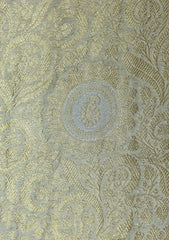 Elite Men Fancy Zari Jamawar Fabric - Skin