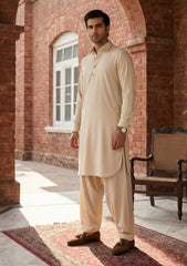 Elite Men Double Cheetah Wash & Wear - Cream