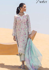 Lawn Collection - Cross Stitch - Eid Lawn 2 - SL24#20 - Grey Mist