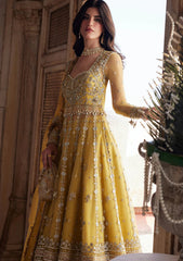 Formals - Zaha - Gossamer - Unstitched Wedding - Festive 25 - ZC#02 - SURAJ MUKHI