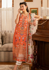 Lawn - Asifa & Nabeel - Meraki Vintage 25 - Naranji (MVL25-01)