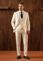 Dormeuil Celebration Wool & Silk Fabric - Cream