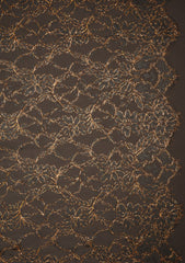 French Resham Lurex Chantilly Lace - ASPL#90