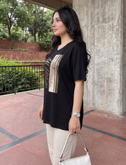 Pret - Moven - Round Neck T-Shirt - Black