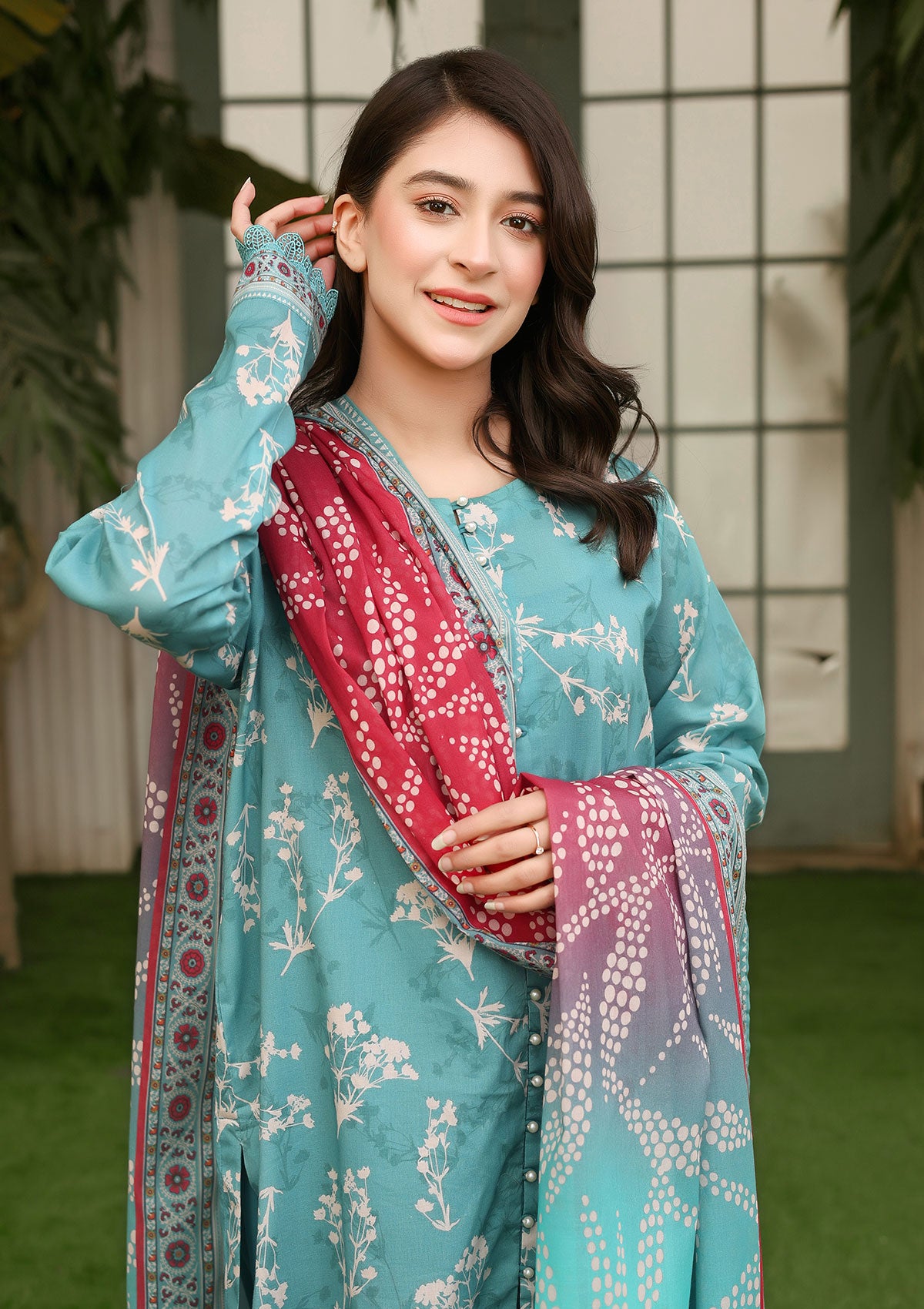 Lawn Collection - Keysha - Summer Bloom - KSB24#08