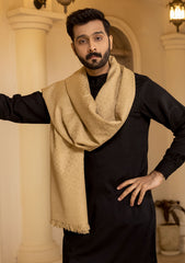 Men Shawls - Wool Shawls - D#236 - G Brown