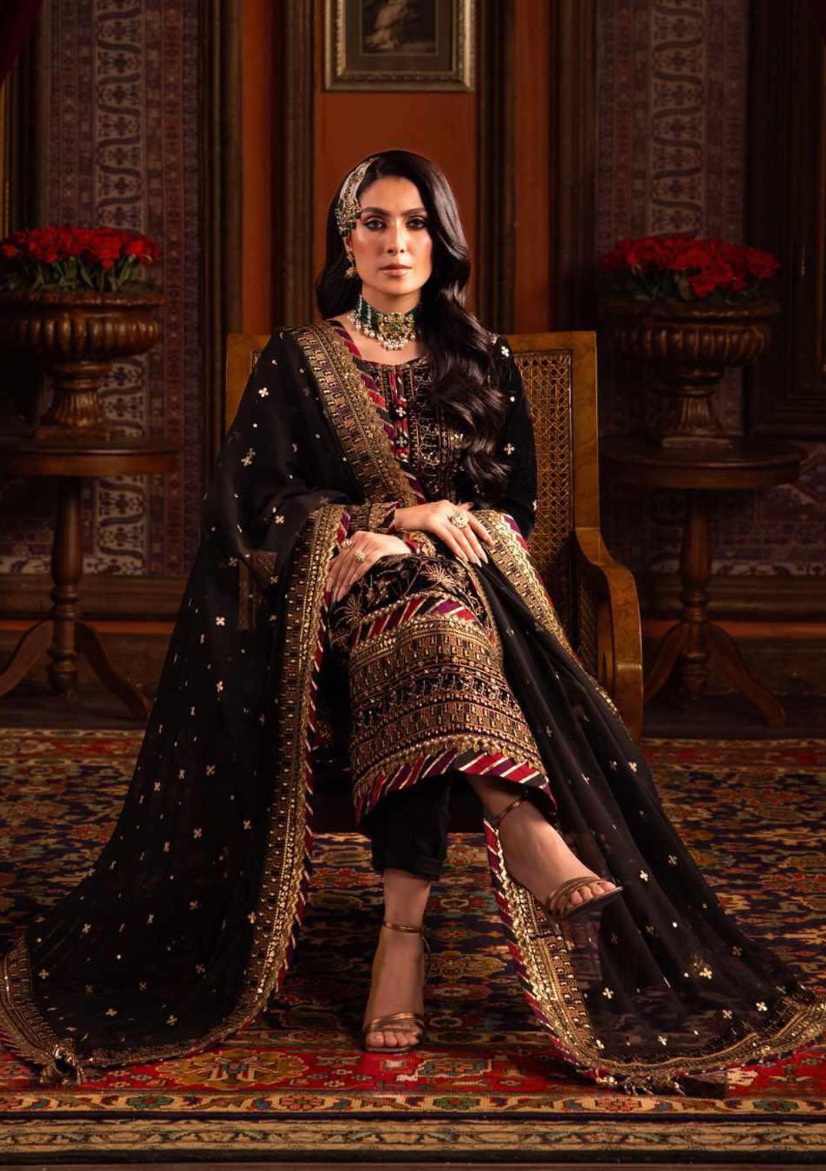 Winter Collection - Asim Jofa - Makhmal - Wedding - Velvet - AJMM#08