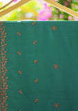 Swiss Lawn Embroidered Shawl D - 21 Green
