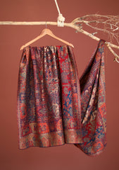 Pashmina Zari Jamawar Shawl D - 21 - Purple