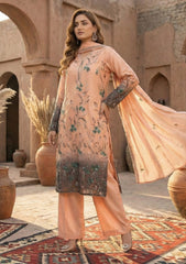Formals - Riwaj - Imported Silk - 2 Pcs Suit - D#01 - T Pink