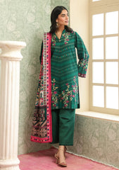 Winter - Sahar - Khaddar/Winter - Unstitched 25 - AW2-25-18 - Eternal Emerald