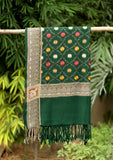 Embroidered Wool Shawl  D - 35