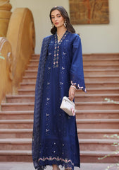 Lawn - Noor By Saadia Asad - Eid Luxury - Handwork Laserkari - NEH25#5B