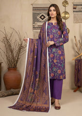 Winter - Rubaaiyat - D Prints - Marina 26 - Wool Shawl - RPM#14 - Purple