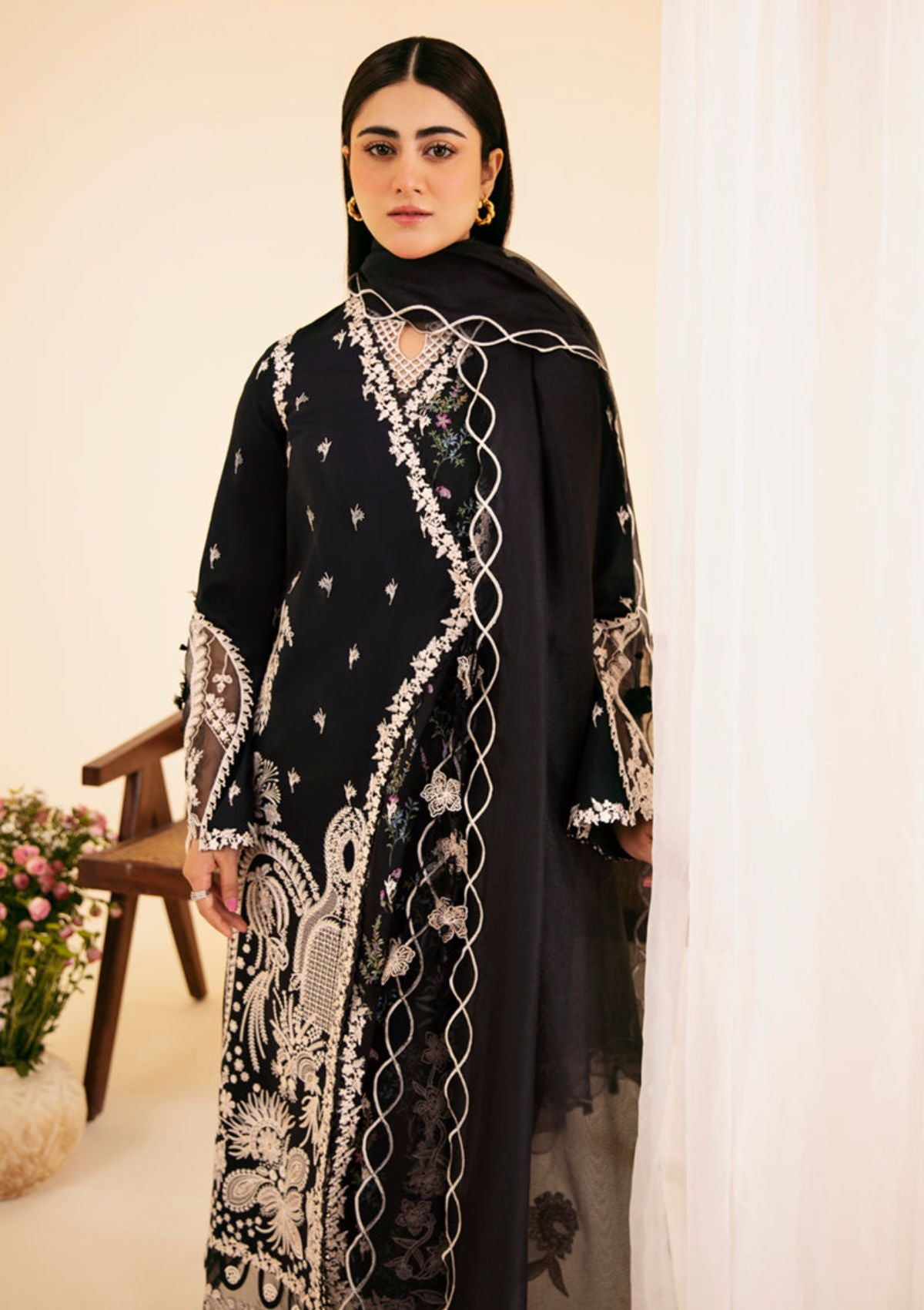 Lawn Collection - Qalamkar - Qlinekari 24 - SQ#03 - MARWA