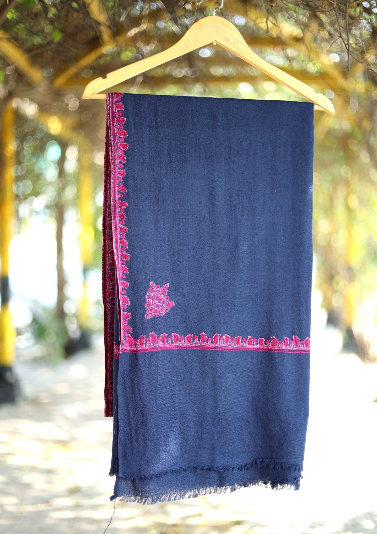 Pashmina Wool Needle Work Shawl D - 03