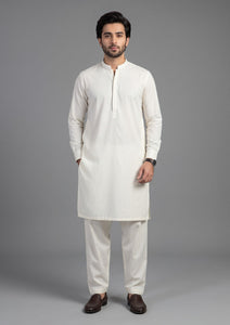 Elite Men Toyobo Wash & Wear Fabric - White