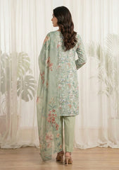 Lawn - Rubaaiyat - Chikankari 26 - Silk Dupatta - D#01 - L Pista