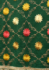 Embroidered Wool Shawl  D - 35