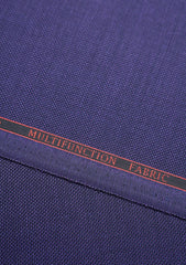 Drago Multi Function Super 140's Wool Fabric - Purple