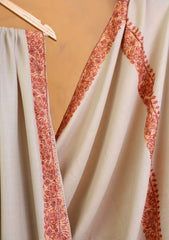Pashmina Kashmiri Border Shawl D#170 - Skin