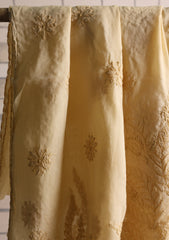 Lawn Chikankari Summer Shawl D#10 - Skin