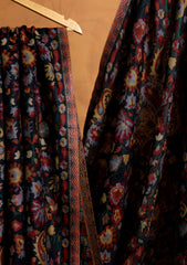 Pashmina Jamawar Shawl D#19 - Black